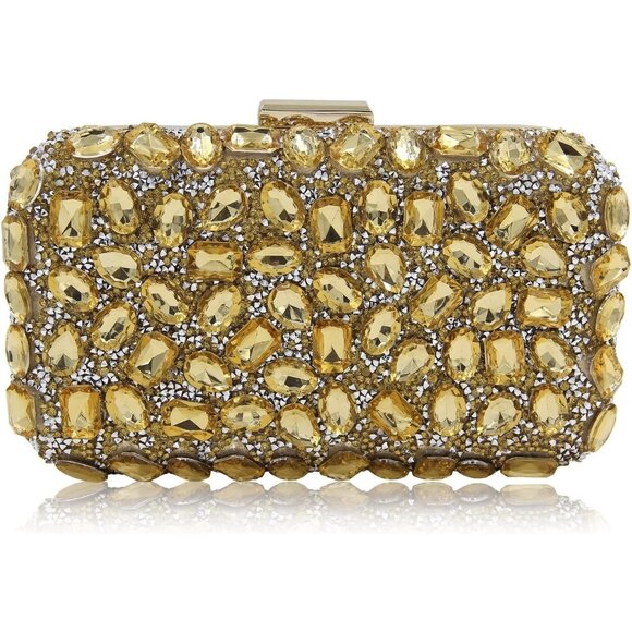 CLUTCH Purses For Women Gold - Picture 1 of 7